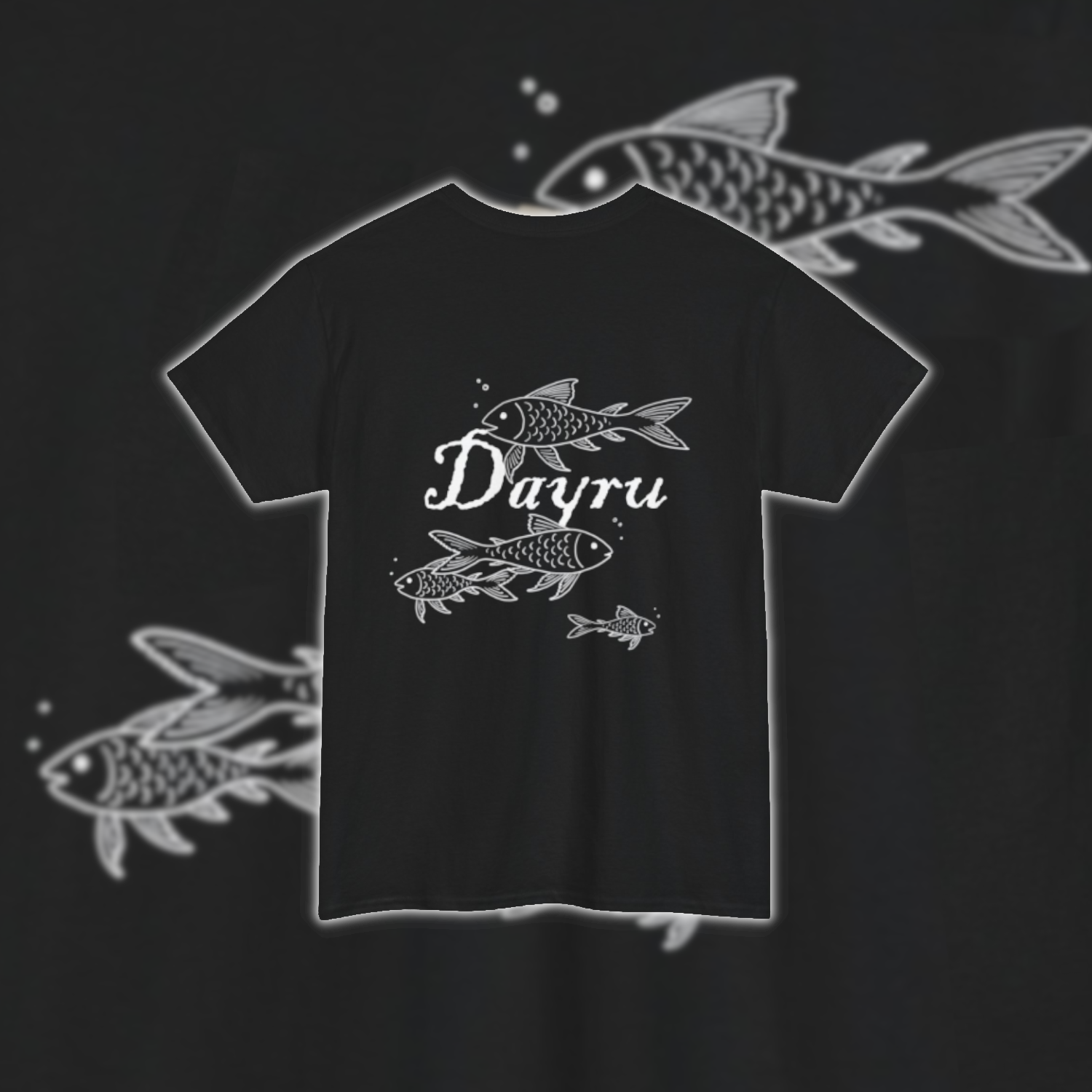 T-Shirt Fishies Black